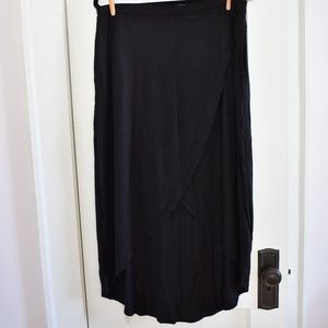 Black Tulip Maxi Skirt